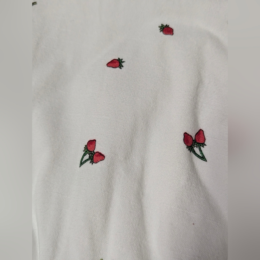 SO 🍓 Strawberry Tiered MIDI Dress - Plus Size 3X - Picture 9 of 13